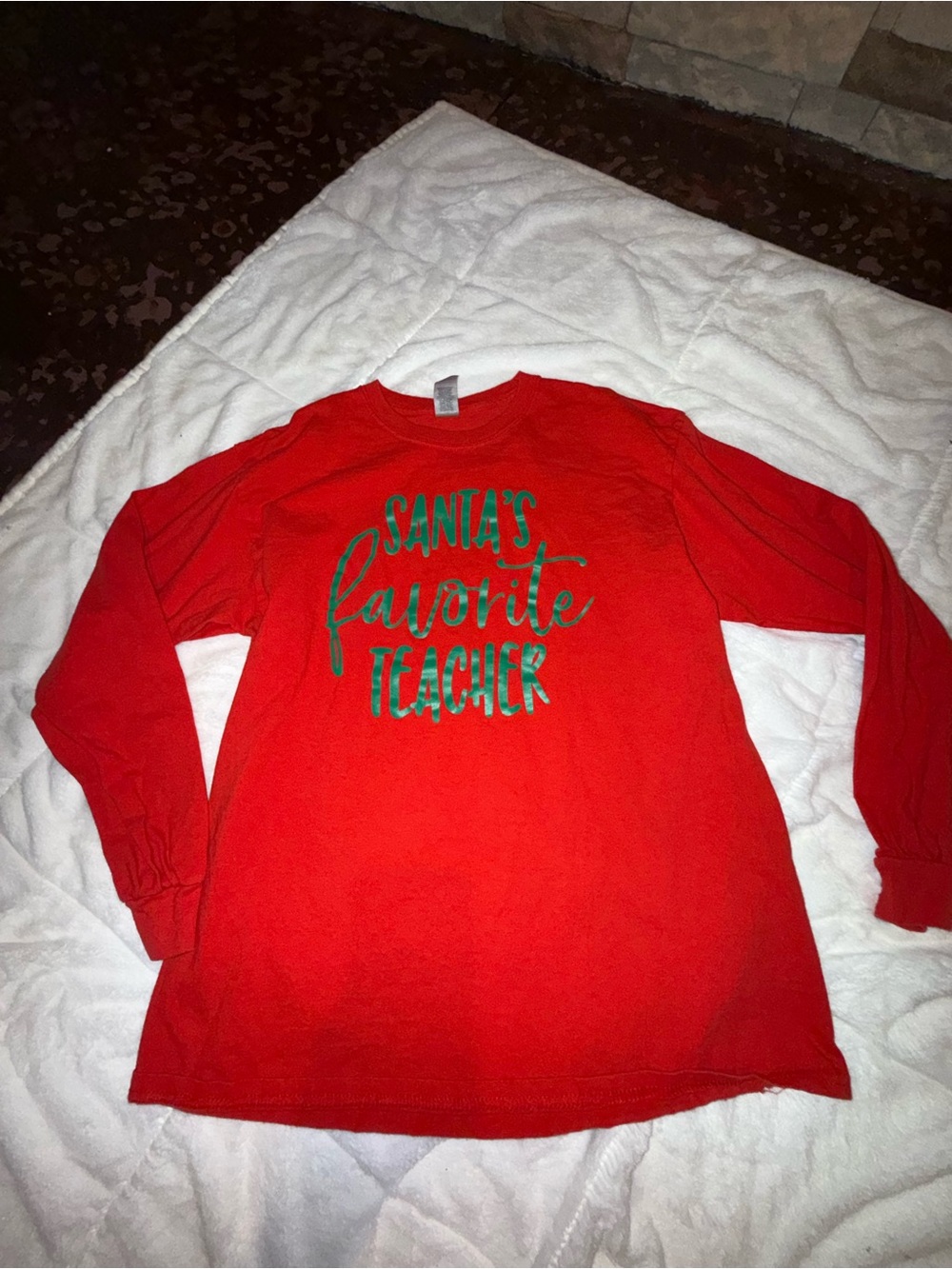 Source Unknown Gildan Red Crewneck Tee